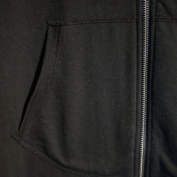 French Terry Zip-Front Hoodie Size XL - Picture 5 of 11